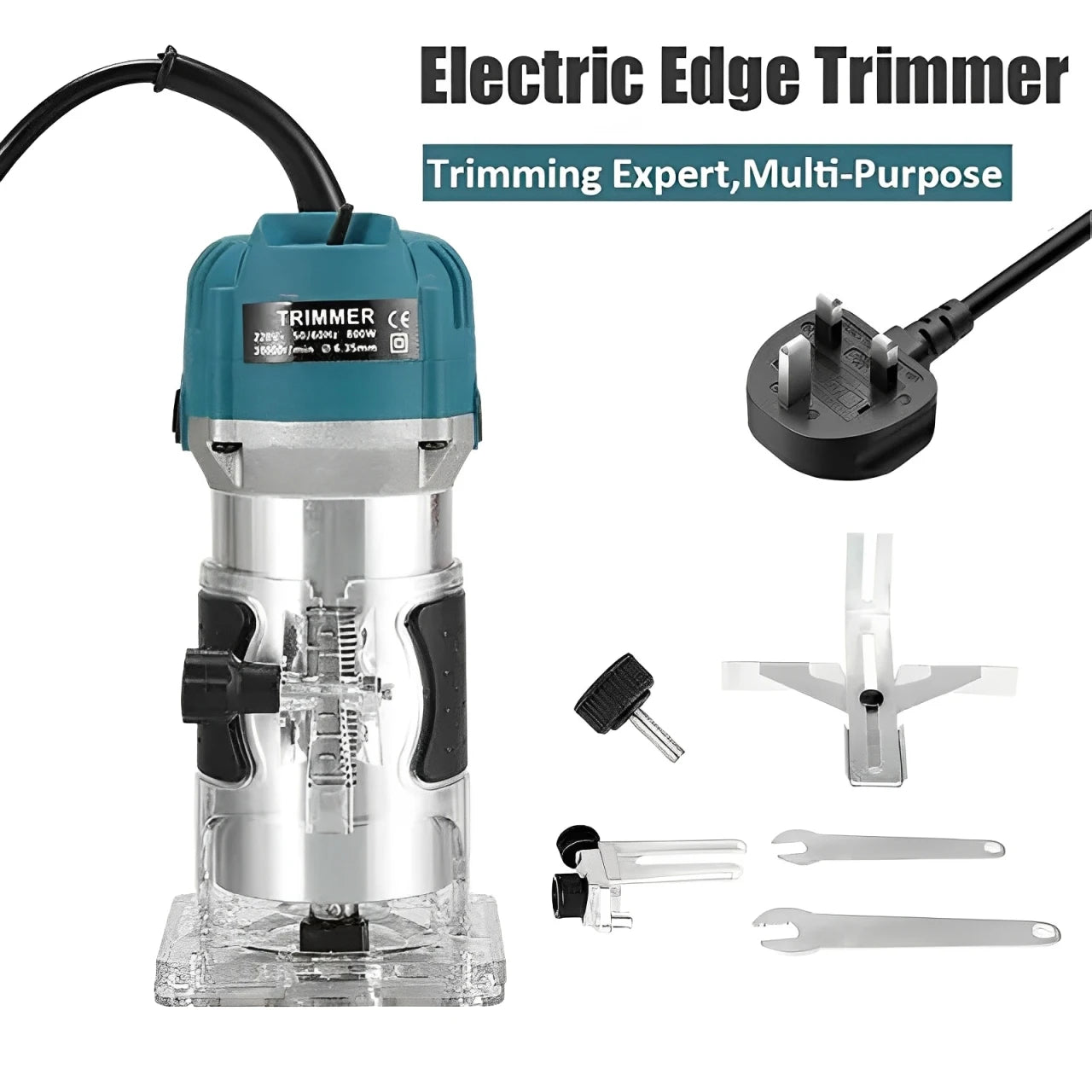 800W 30000RPM Wood Router Machine woodwork Electric Trimmer 1/4 Inch Wood Carving milling products carenter Power drinking