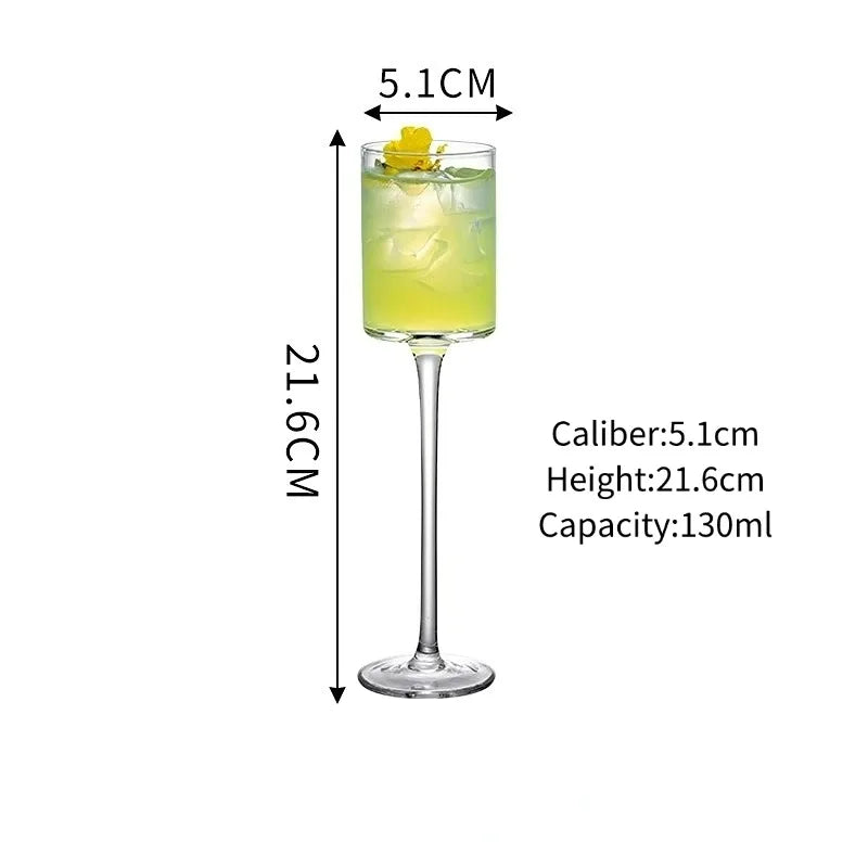 Japanese Handmade Cocktail Glasses Cups, Thin Wine Glass Goblet, Transparent Cocktail Glass Cup, Bar Martini Margaret Glass Cups