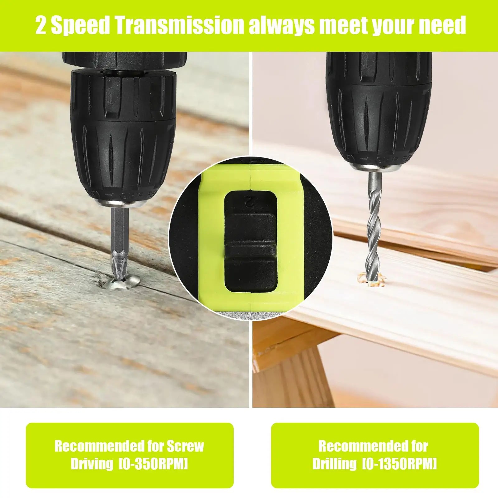 28V Cordless Impact Drill Electric Screwdriver Electric Hammer Drill Mini Wireless Hand Drill Lithium-Ion Battery Power Tools