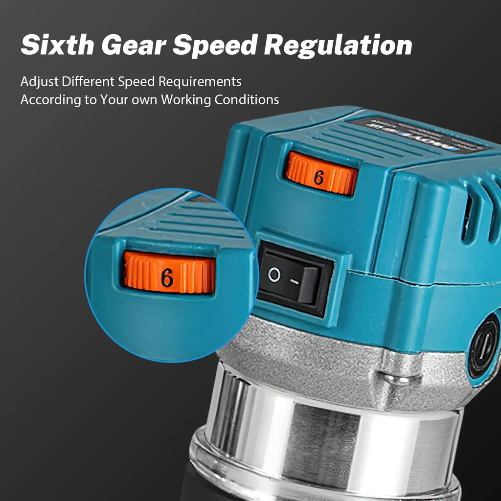 Electric Wood Router Electric Trimmer Woodworking Milling Engraving Slotting Trimming Machine Carving Router Tool
