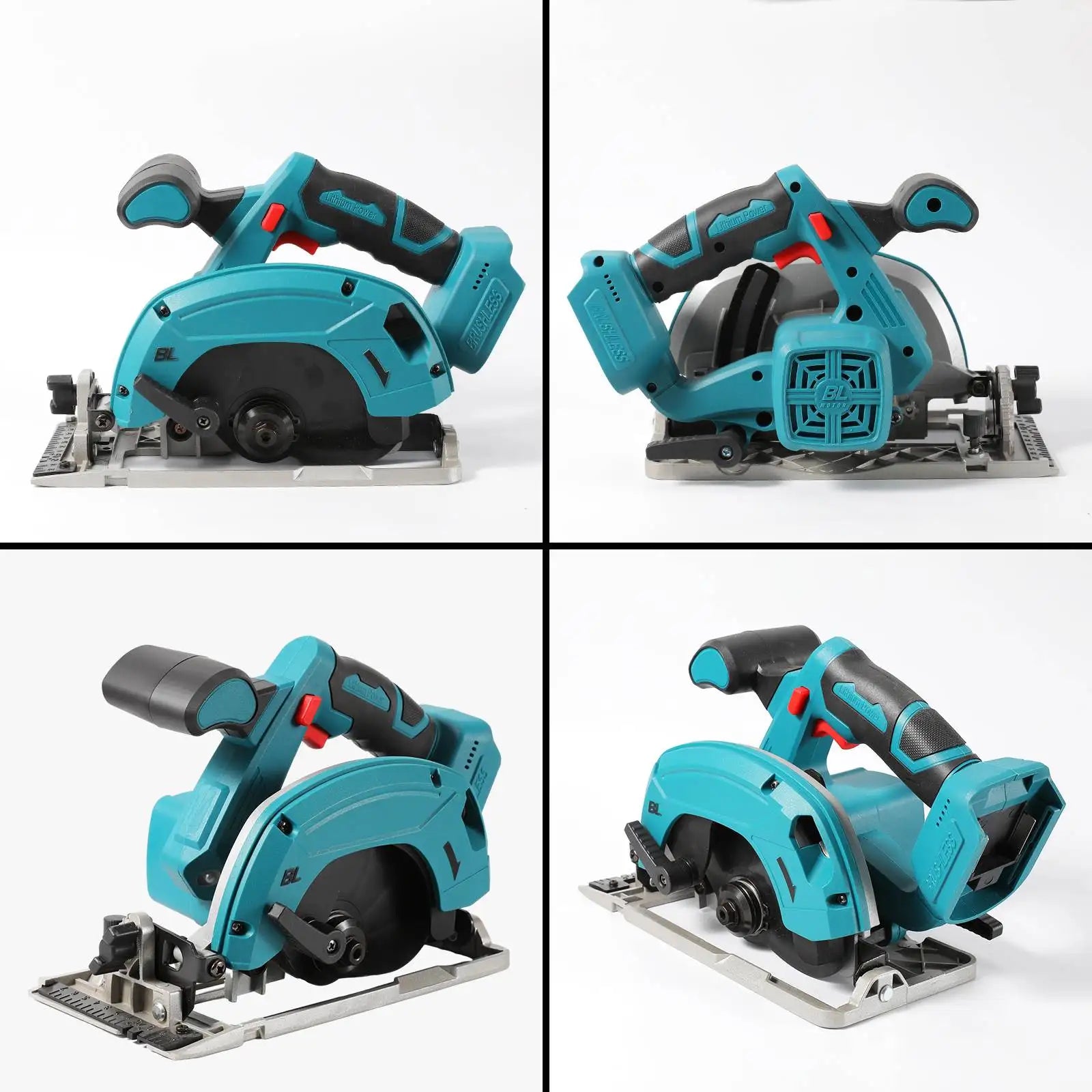 Electric Circular Saw 165mm Saw Blade Brushless Multi-Angle Cutting Suitable For Makita 18v Battery