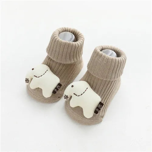 Lawadka Cotton Socks for Newborns Anti Slip Baby Boy Socks Cartoon Infant Floor Socks for Girls Autumn Spring Baby Things 2023
