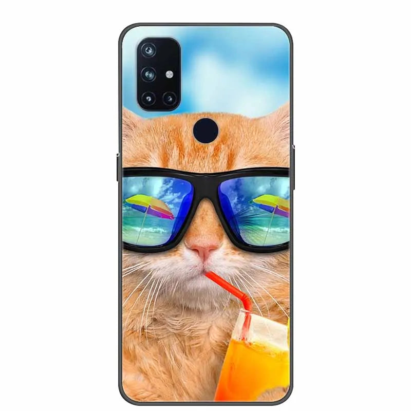 For OnePlus Nord N10 5G Cases N100 N200 Marble Soft Silicone Back Cover for OnePlus Nord N10 N 10 Phone Case Shockproof Coque