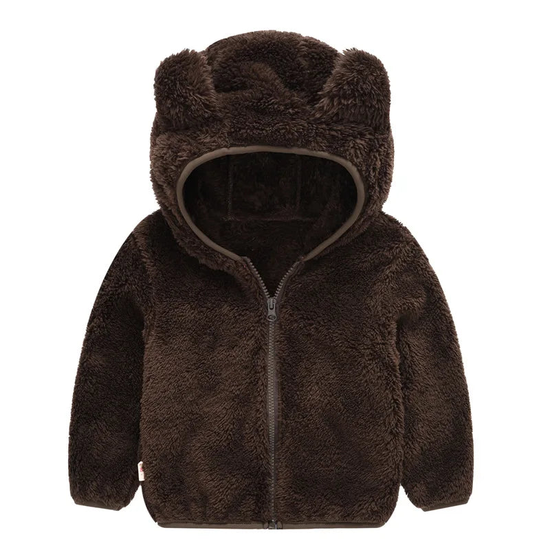 Cute Baby Girls Jacket Kids Boys Coats Hoodie Spring Autumn Winer Girl Clothes Infant Fleece Coat For Children's Clothing