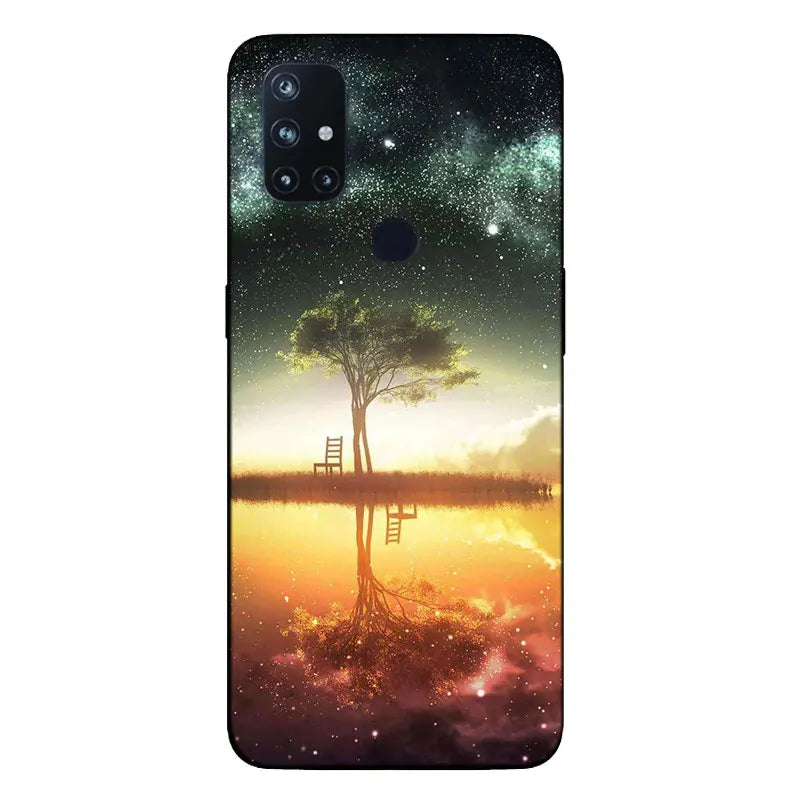For OnePlus Nord N10 5G Cases N100 N200 Marble Soft Silicone Back Cover for OnePlus Nord N10 N 10 Phone Case Shockproof Coque