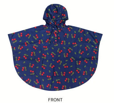 Japan Children and Adults Raincoat Poncho Women's Fashion Cute Raincoats Kids Waterproof Raincoat Poncho for Child