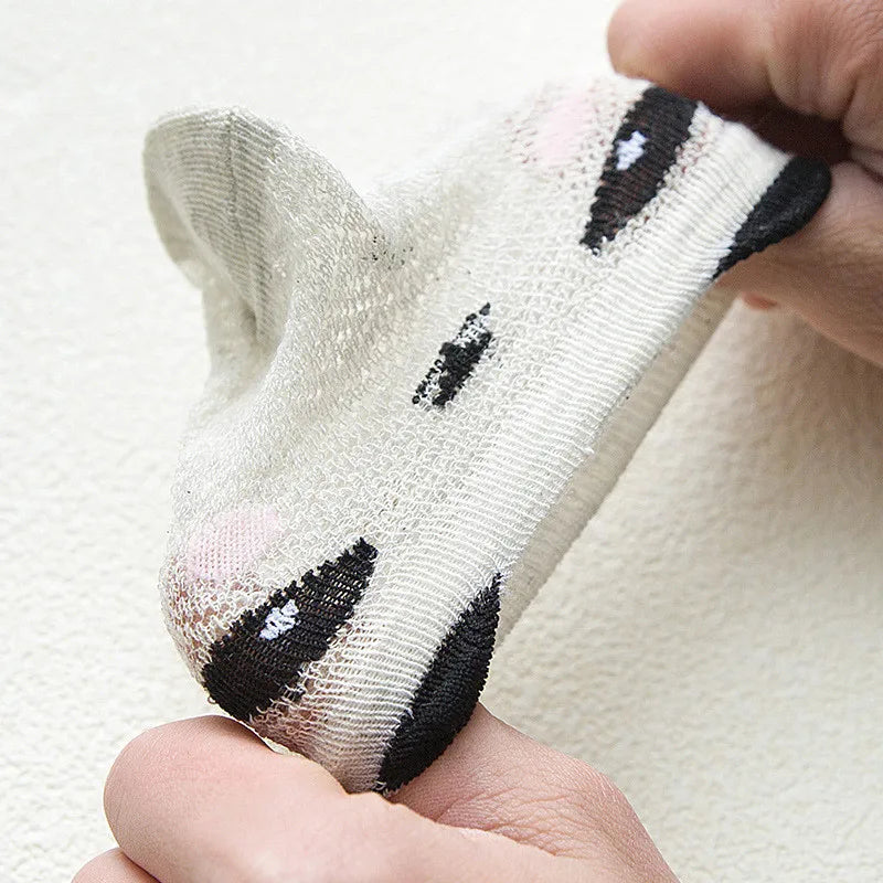 Baby Socks Newborn 5 Pairs/Lot Summer Mesh Thin Baby Socks for Girls Cotton Infant Casual Boy Girls Toddler Socks Cartoon
