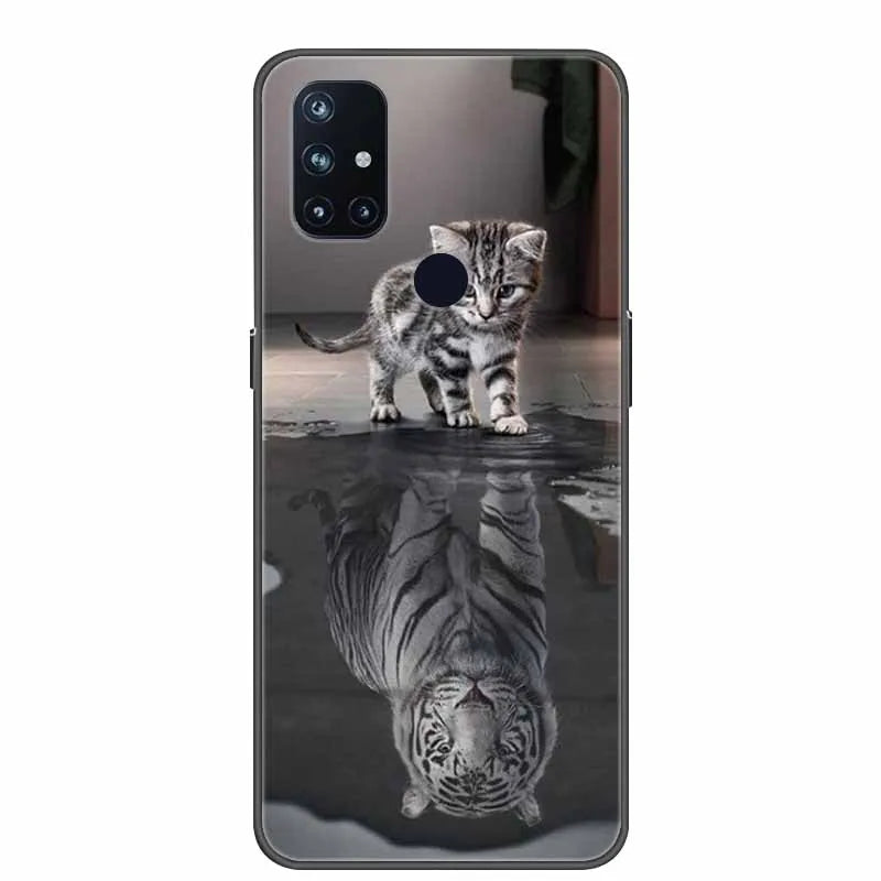 For OnePlus Nord N10 5G Cases N100 N200 Marble Soft Silicone Back Cover for OnePlus Nord N10 N 10 Phone Case Shockproof Coque