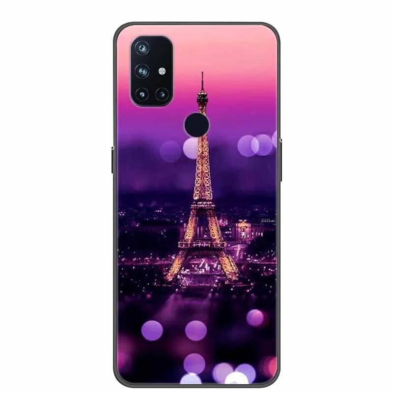 For OnePlus Nord N10 5G Cases N100 N200 Marble Soft Silicone Back Cover for OnePlus Nord N10 N 10 Phone Case Shockproof Coque