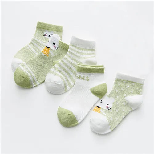 5Pairs/lot Toddler Baby Boy Socks Summer Mesh Thin Baby Socks for Girls Cotton Newborn Infant Baby Girl Socks Cheap Stuff