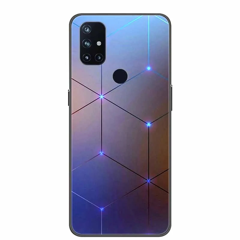 For OnePlus Nord N10 5G Cases N100 N200 Marble Soft Silicone Back Cover for OnePlus Nord N10 N 10 Phone Case Shockproof Coque