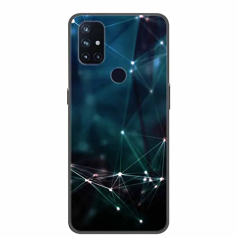For OnePlus Nord N10 5G Cases N100 N200 Marble Soft Silicone Back Cover for OnePlus Nord N10 N 10 Phone Case Shockproof Coque