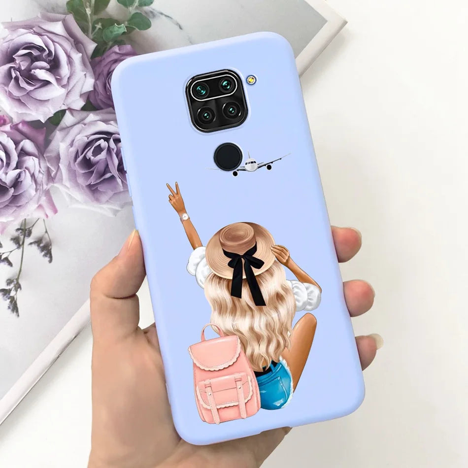 For Xiaomi Redmi Note 9 Case Redmi Note 9s 9 Pro Max Fashion Soft Silicon Phone Bumper For Redmi Note9 9S 9Pro Candy Color Cases
