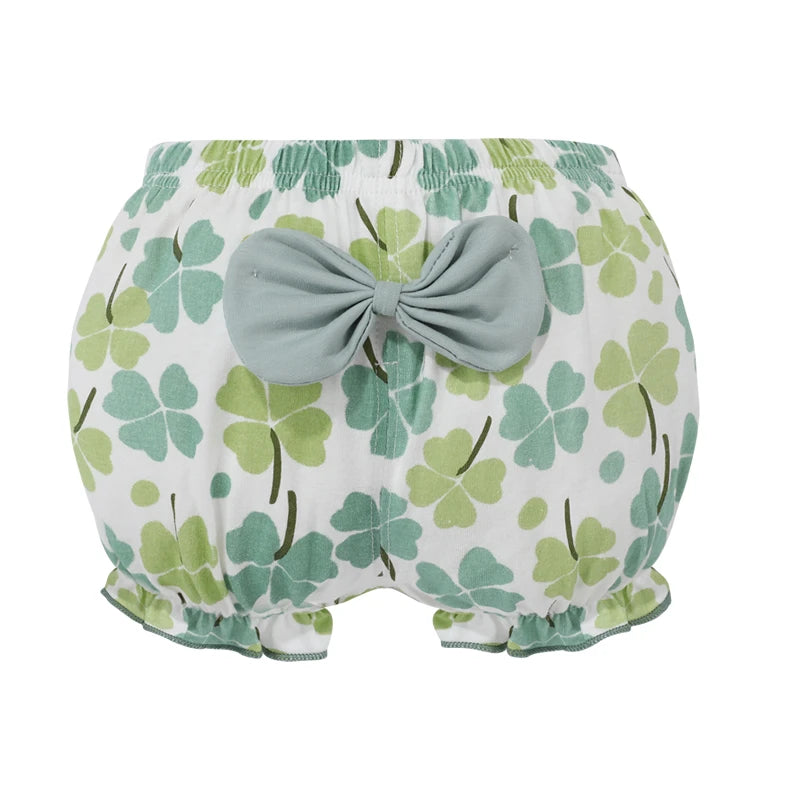 Clearance 100%Cotton Baby Underpants Kids Girl Infant Fashion Stripe Bow Panties For Children High-Quality Shorts Gifts