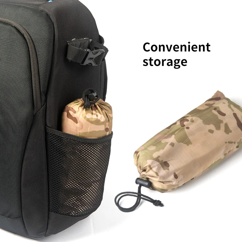 Men's Military Waterproof Zipper Camo Raincoat, Waterproof Rain Coat, Men's Raincoat, Women's Raincoat, Awning, Motorcycle Rain Poncho