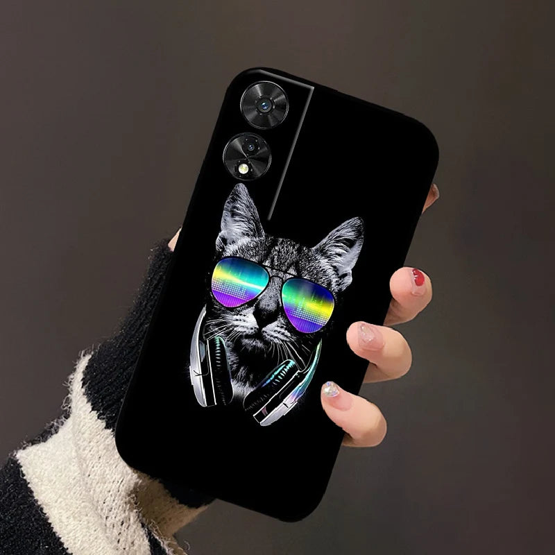 For TCL 50 5G Case, 505, 50 SE Fashion Cartoon Flowers Soft TPU Silicone Phone Cover for TCL 50 XE Nxtpaper Shockproof Coque Fundas