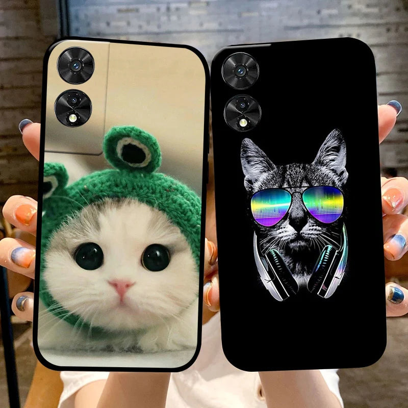 For TCL 50 5G Case, 505, 50 SE Fashion Cartoon Flowers Soft TPU Silicone Phone Cover for TCL 50 XE Nxtpaper Shockproof Coque Fundas