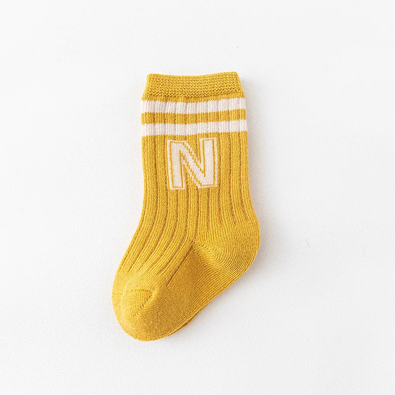Newborn Baby Girls Socks Children's Non Slip Boys Socks Cute Mather Kids White Soft Cotton Solid Color Socks Baby Stuff Clothes