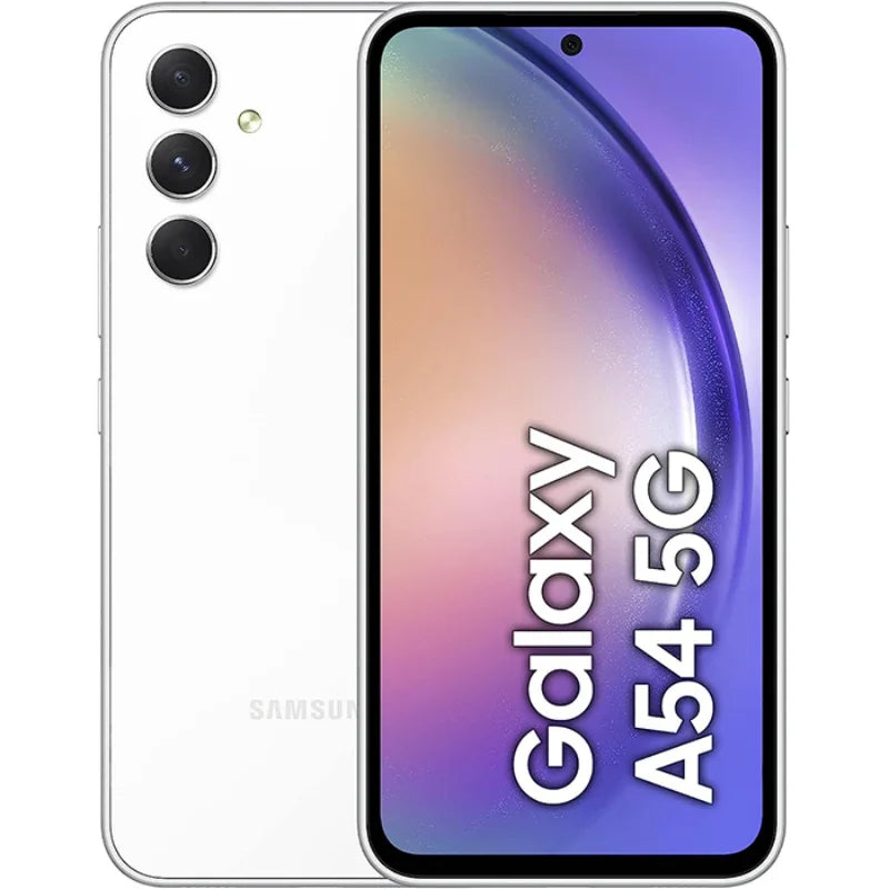 Refurbished Samsung Galaxy A54 5G Original 6.4" AMOLED 6/8GB RAM 128/256GB Octa Core Exynos NFC Unlocked Cell Phone Excellent Co