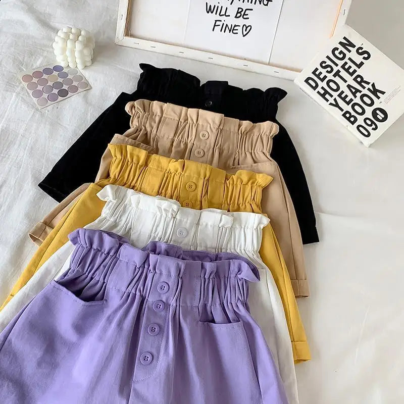 2024 Summer Kids New Girls Shorts Baby Thin Short Pant Trousers Children's Korean Girls Style Casual Clothing 3-12Yrs