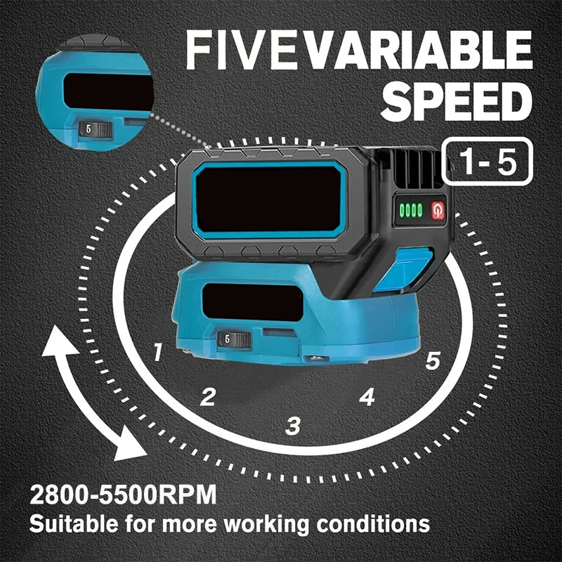 Brushless 5 Speed ​​Wood Router Tool Cordless Milling Engraving Slotting Machine Woodworking Trimming Machine for Makita Battery