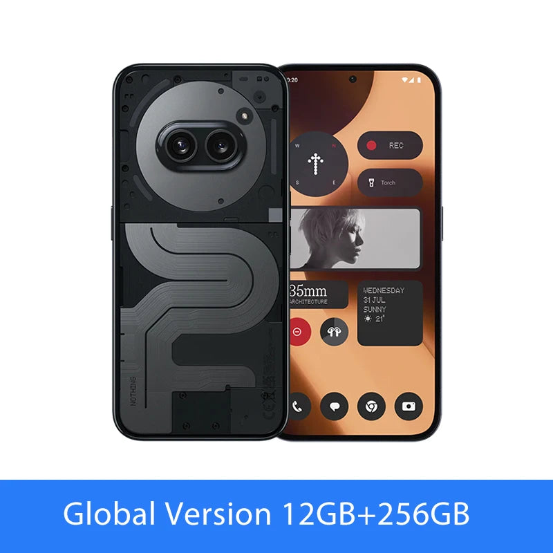 Global Version Nothing Phone (2a) Plus 6.7” 120Hz AMOLED Display MTK Dimensity 7350 Pro 50MP Camera 5000mAh Battery 50W Charge