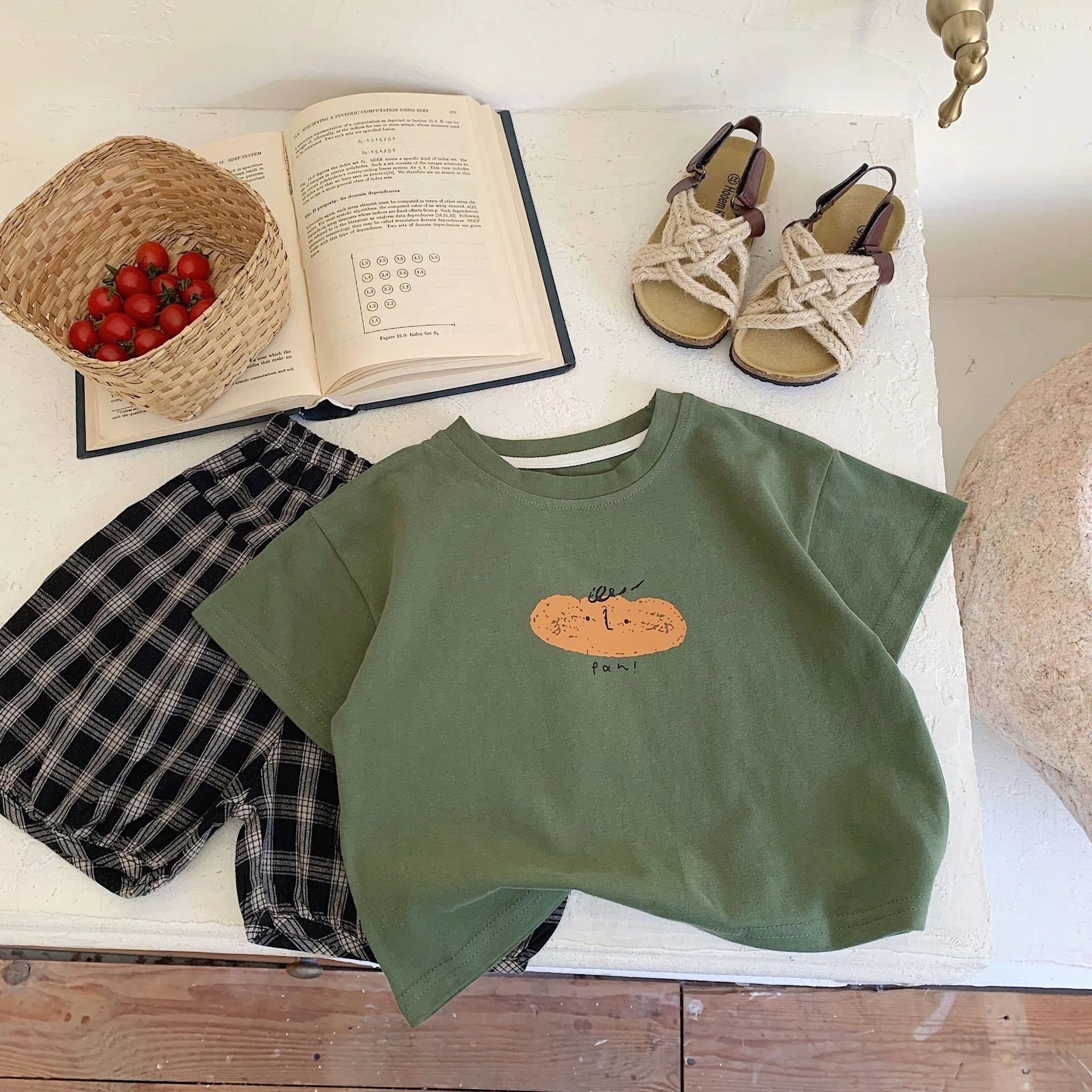 1-6Y Summer Kids Clothing Tops Tees Cartoon Printed Short Sleeve Boys T-shirt Children Clothes Fashion Popular Tshirts NEW