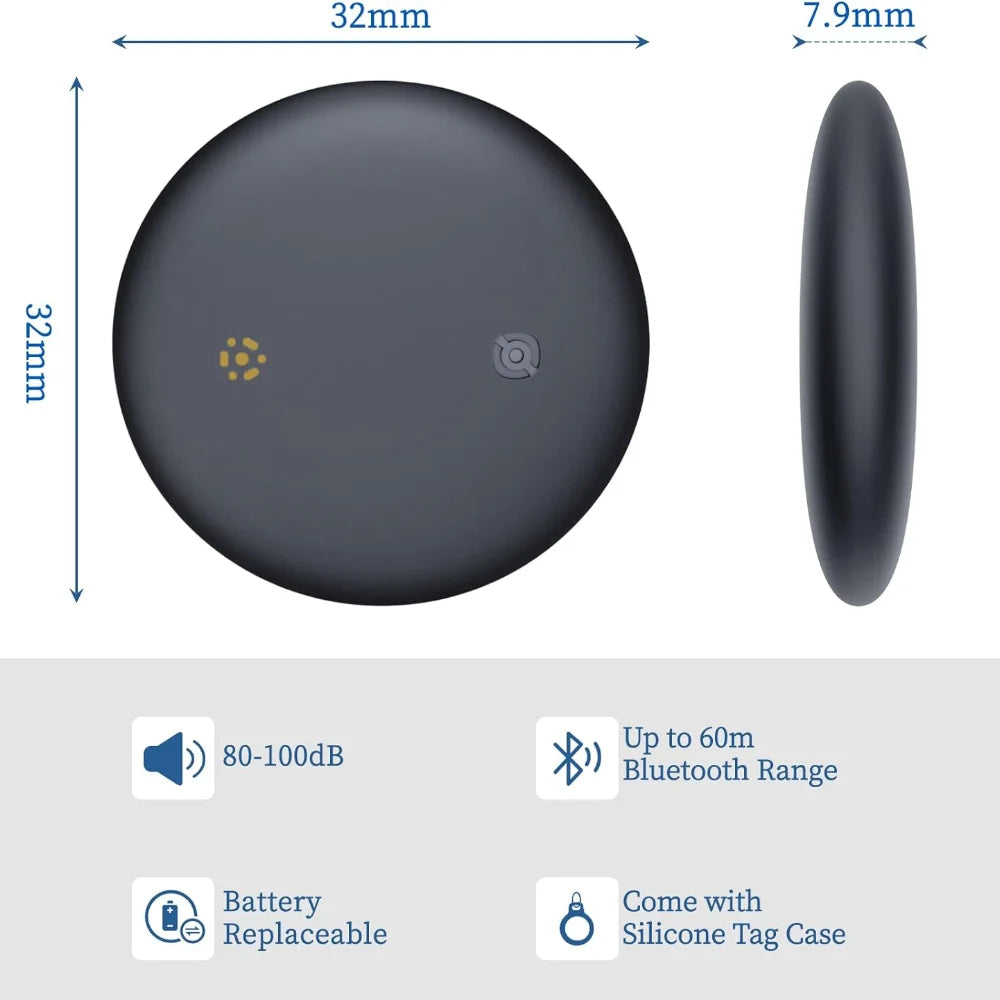 New Mini Gps Smart Tracking Tag for Ios or Android System Bluetooth Waterproof Tracker/key Finder/luggage Tracker/item Locator