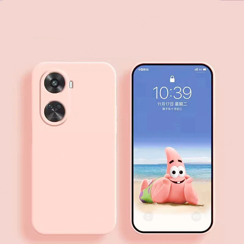 For Cover Huawei Nova 12 SE Case For Nova 12 SE Capas Shockproof Original Back Liquid Silicone TPU Soft Case Huawei Nova 12 SE