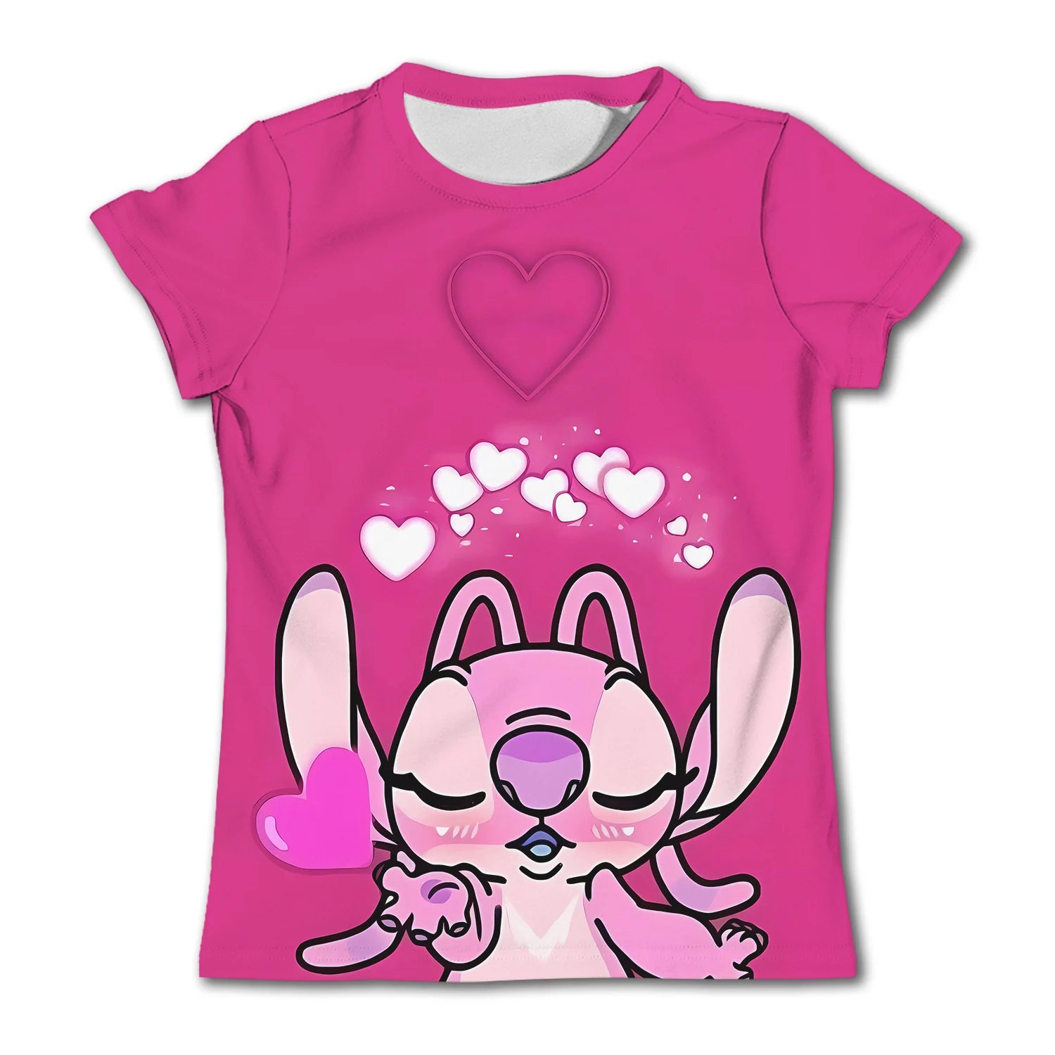 Birthday T Shirts for Kids Cartoon Girls Stitch Clothes Boys Baby T-shirt Girl Soft Short Sleeve KID Sportswear Child Top Tees