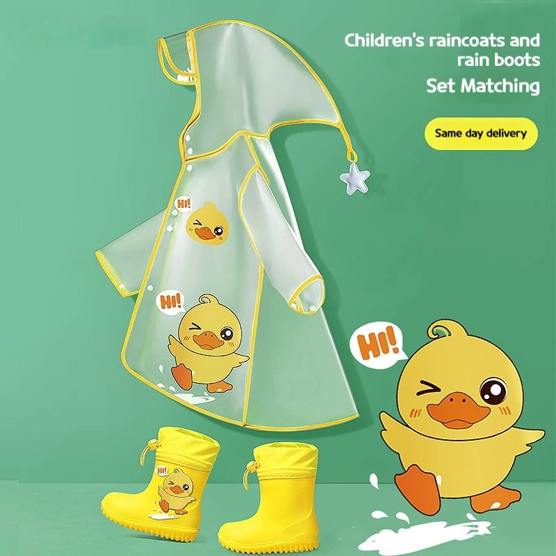 Special Raincoats for School Students Boys And Girls Waterproof Outdoor Rain Jackets  Protective Coats