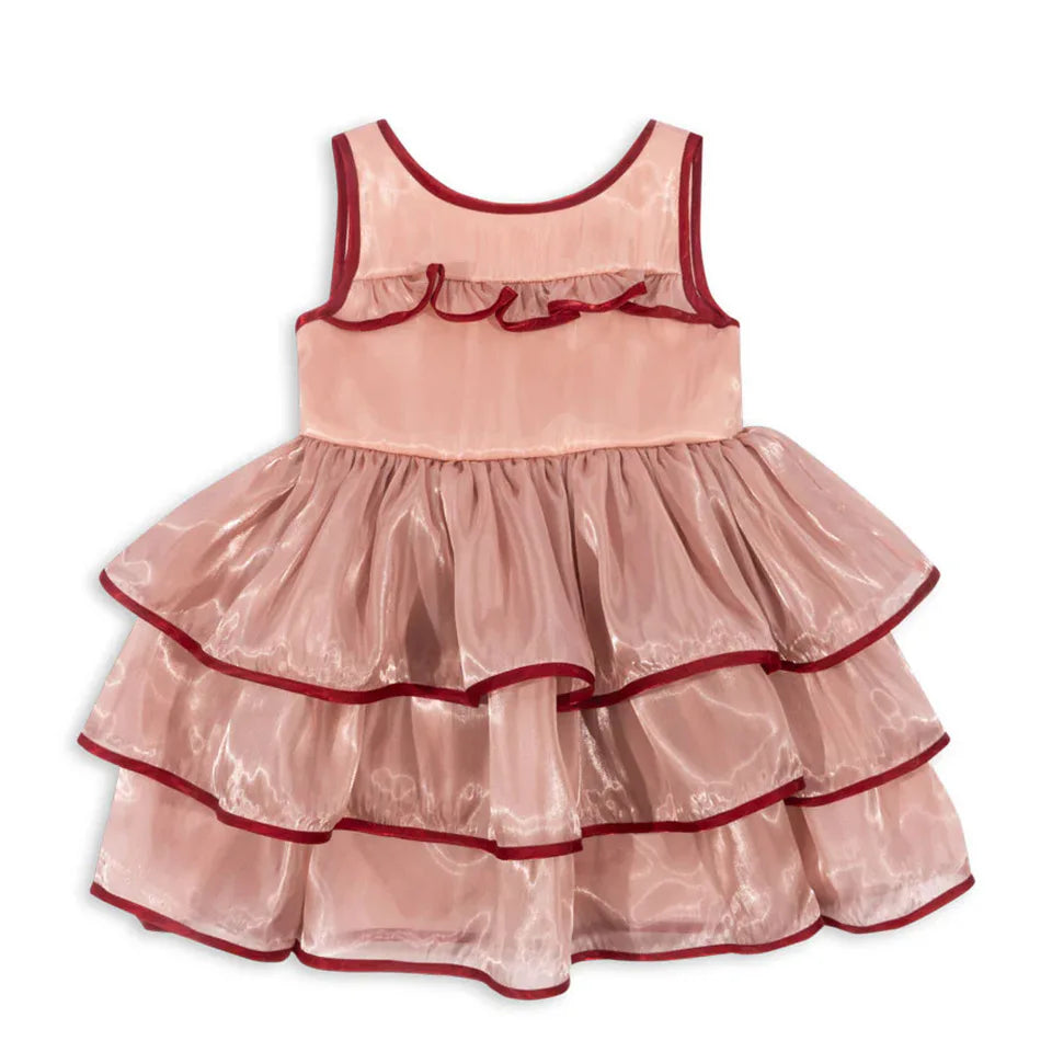 Konges Slojd Summer Baby Girls Princess Dress Kids Clothes Girl Mesh Sequins Dresses Children's Clothing Skirts Party Vestidos