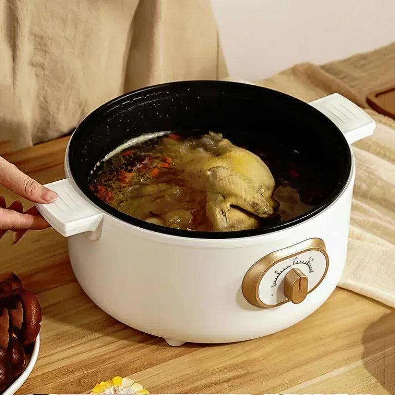Upgrade 220V/1000W Integrated Household Electric Hot Pot ZG-YD217 Multifunctional Rice Cooker 3L Portable Desktop Electric Cooke