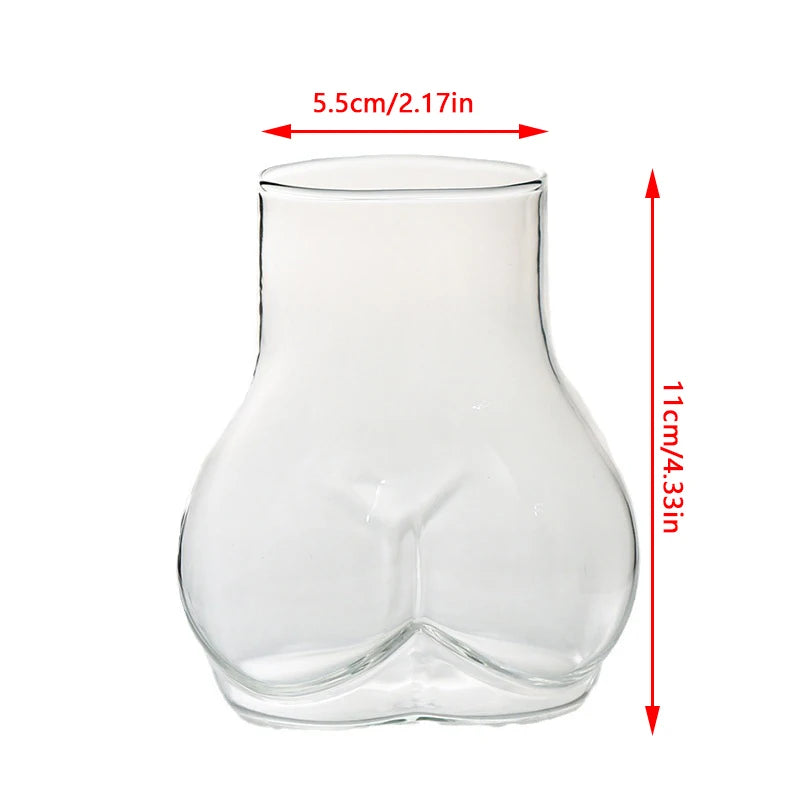 1Pc Creative Lovely Heart-shaped Cup Water Glass With Straw Glass Wine Juice Cup Club Drinkware Container Decoration