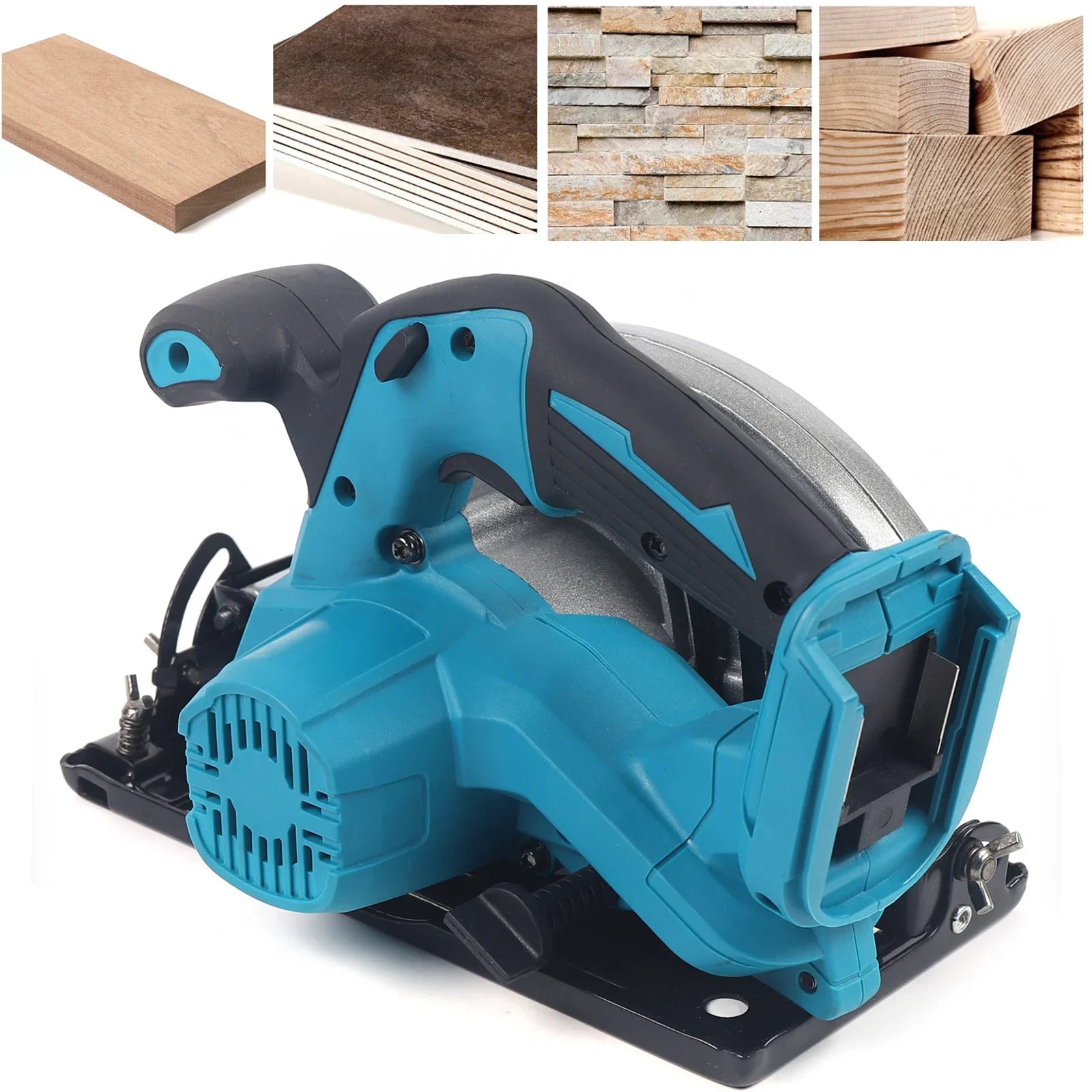Manual Circular Saw 18V Battery 45 Wood Saw 4500RPM Torque Strong Motor