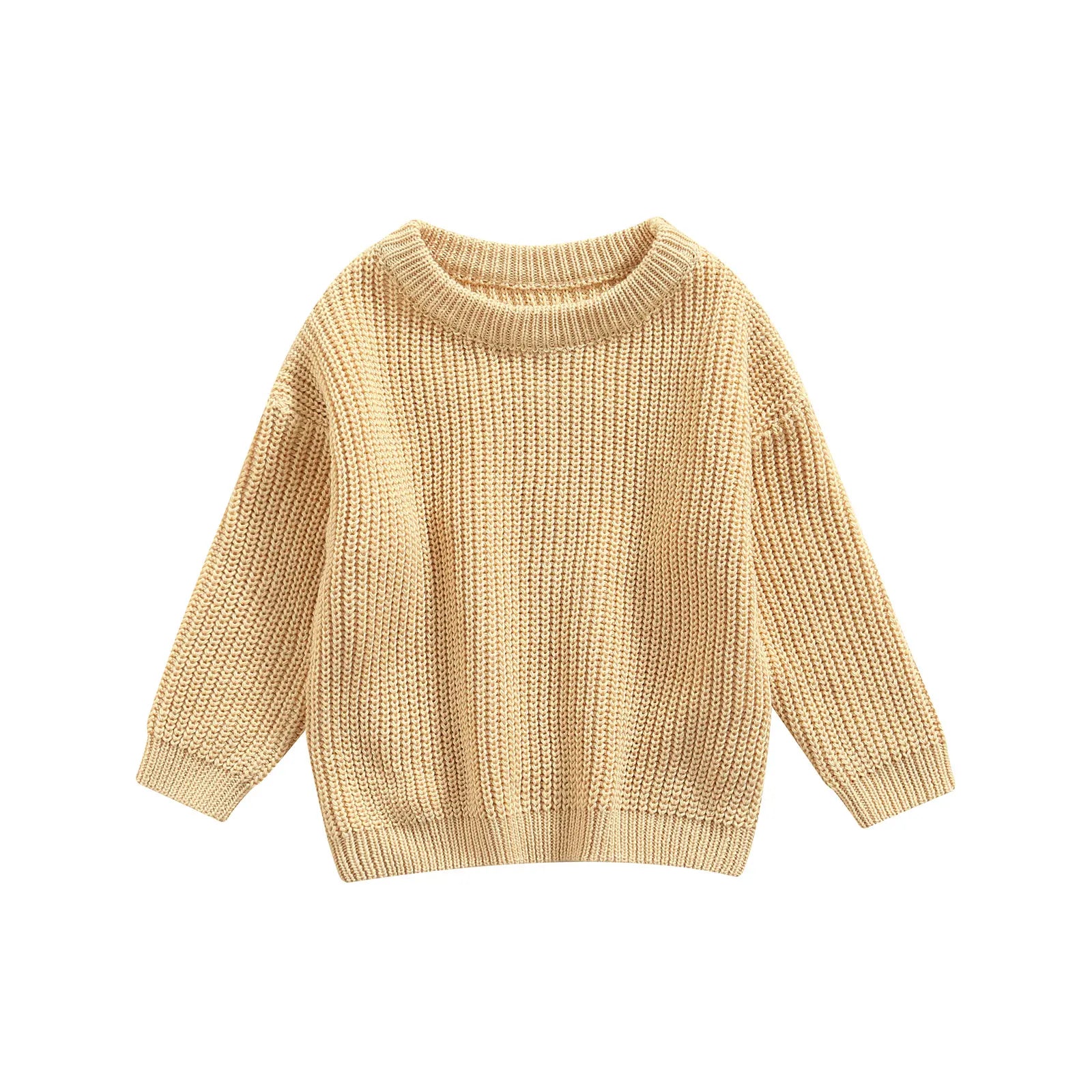 0-9M Autumn New Baby Boys Girls Clothes Baby Sweater Toddler Knit Sweater Newborn Knitwear Long Sleeve Cotton Baby Pullover Tops