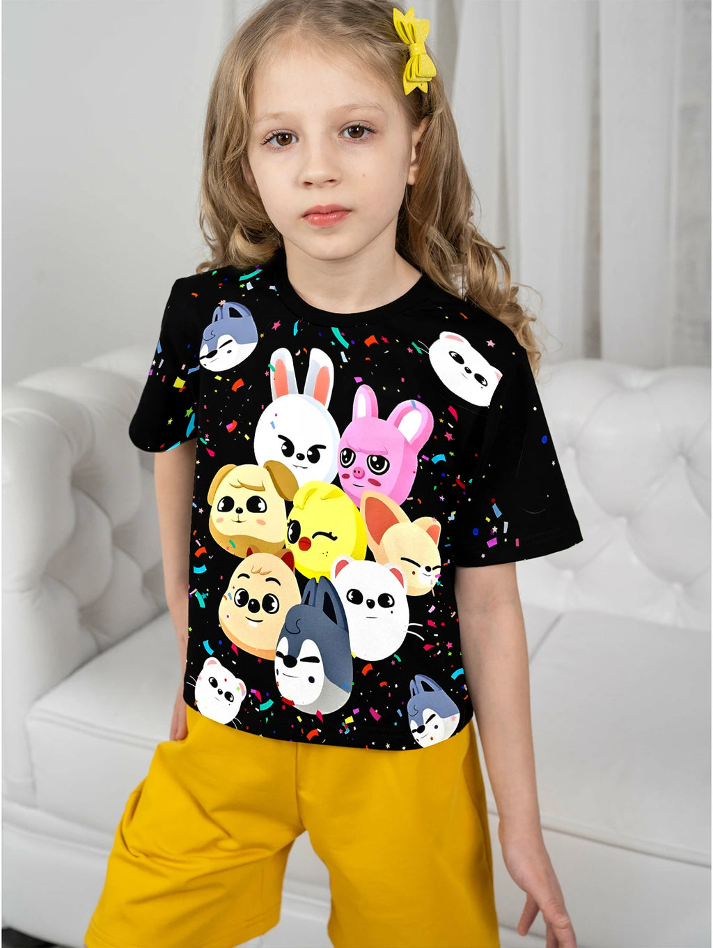 3D Print-S-Skzoo-o-Baby Clothing 5 to 14 Years Male Outdoor Clothes for-S-Stray-Kids-Children Boy Girl k-Kpop Child T-Shirt Top