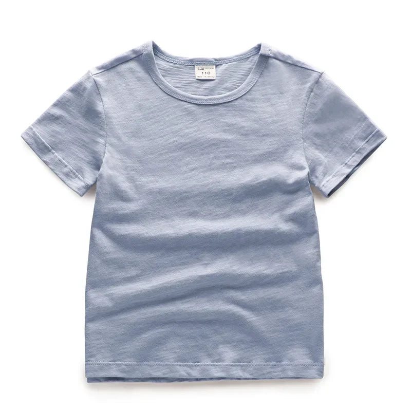 V-TREE Summer Baby Boys T Shirt Cartoon Car Print Cotton Tops Tees T Shirt For Boys Kids Children Outwear Clothes Tops 2-8 Year
