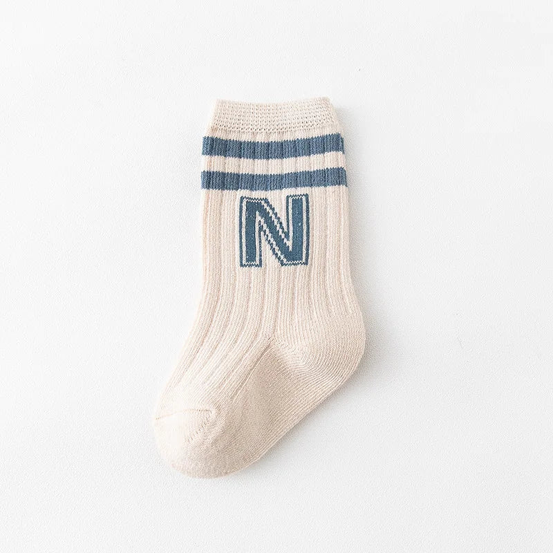 Newborn Baby Girls Socks Children's Non Slip Boys Socks Cute Mather Kids White Soft Cotton Solid Color Socks Baby Stuff Clothes