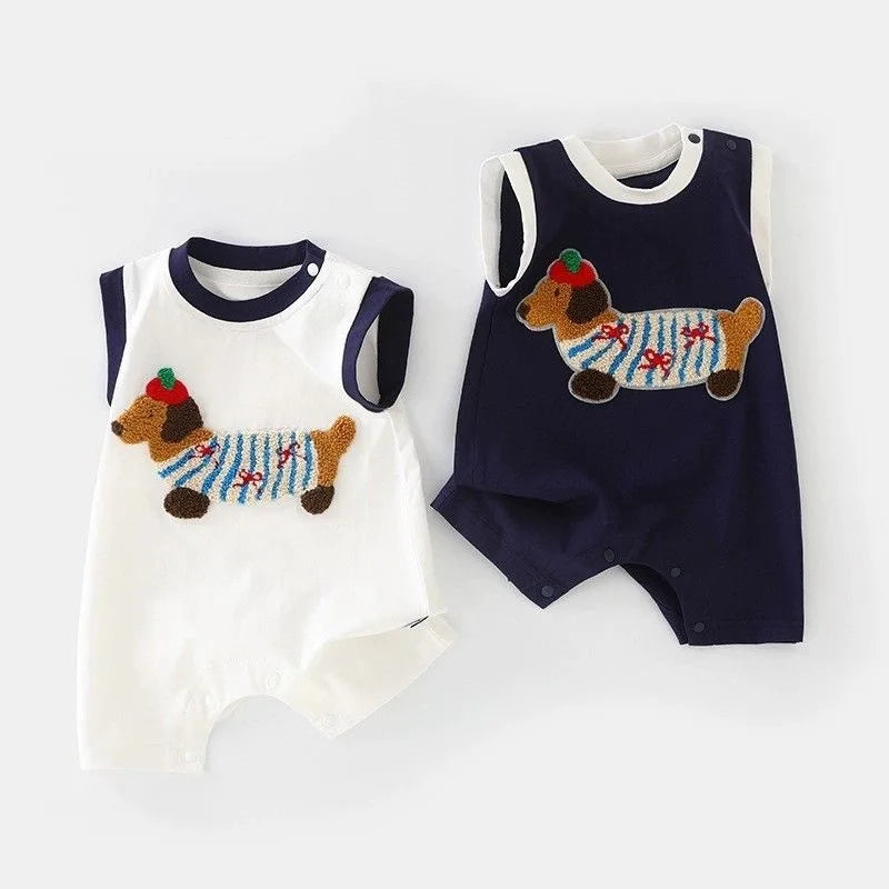 Baby Girl Romper Summer Toddler Baby Girl Clothes Sleeveless Bodysuit Infant Breathable One-piece Jumpsuit
