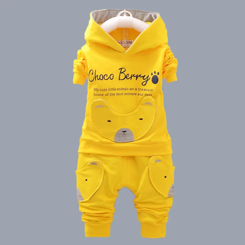New Spring Autumn Baby Girl Clothes Suit Boys Outfits Children Fashion Hoodies Pants 2Pcs/Sets Toddler Costume Kids Tracksuits