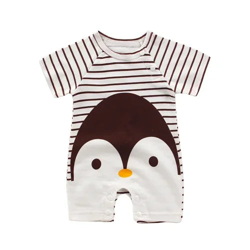Newborn Baby Clothing Boy Girl baby clothes items Cotton Bodysuit Summer Short Sleeve Romper Infant Toddler sleepwear