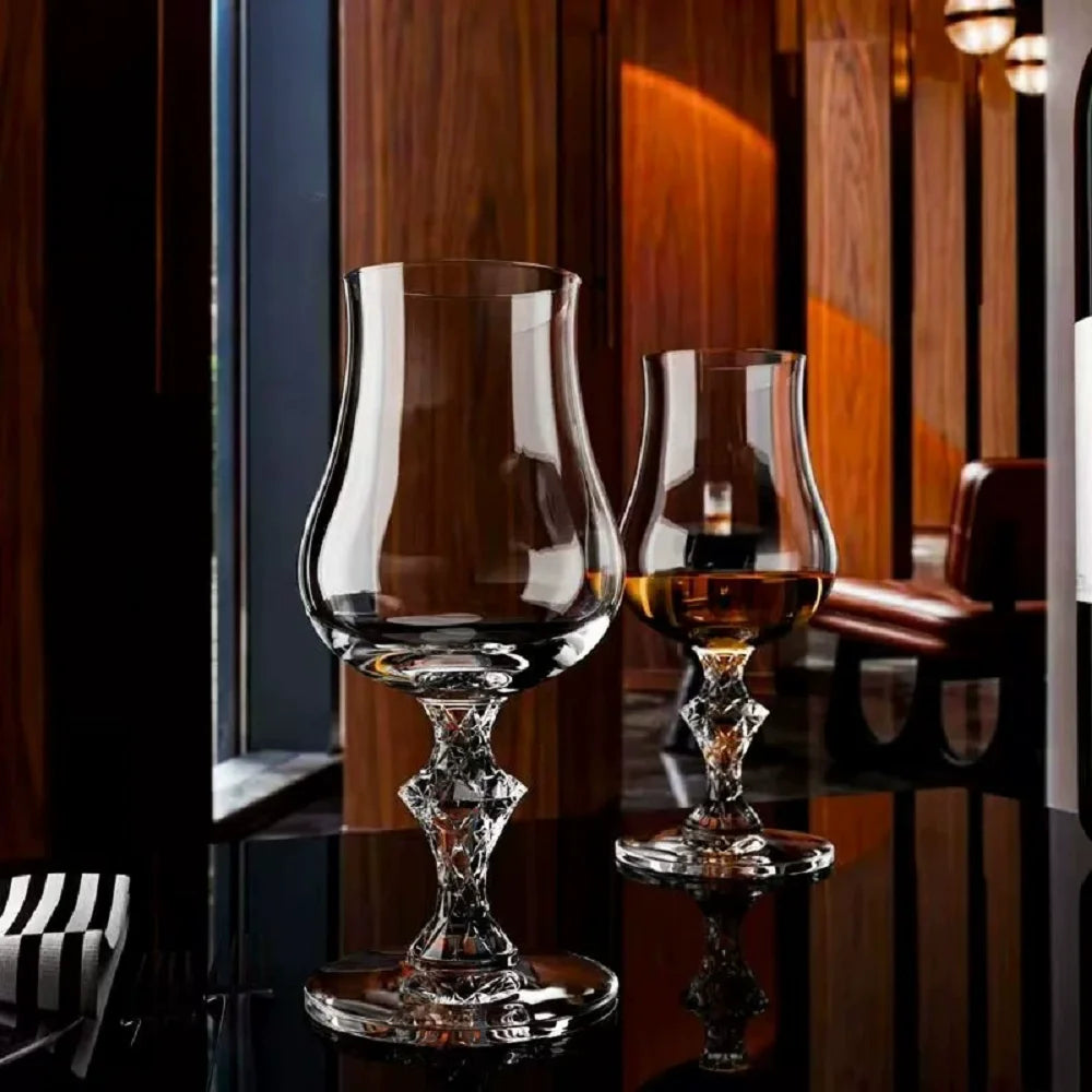 Macallan King Luxury Crystal Single Malt Whiskey Snifer Professional Whiskey Copita Nosing Glass Wine Tasting Goblet Cup Handmade