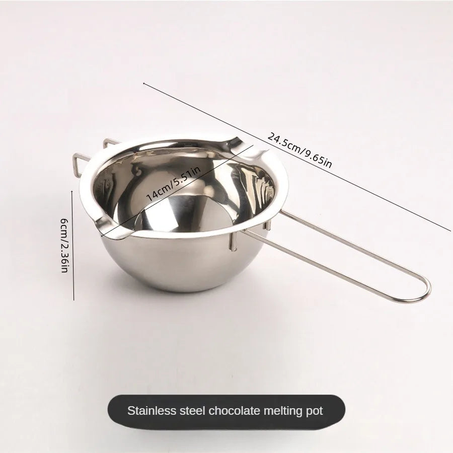 Wholesale Bakeware Wax Candle Candy Melts Chocolate Double Boiler Metal Stainless Steel Chocolate Warmer Melting Bowl