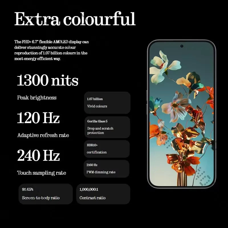 Global Version Nothing Phone (2a) Plus 6.7” 120Hz AMOLED Display MTK Dimensity 7350 Pro 50MP Camera 5000mAh Battery 50W Charge
