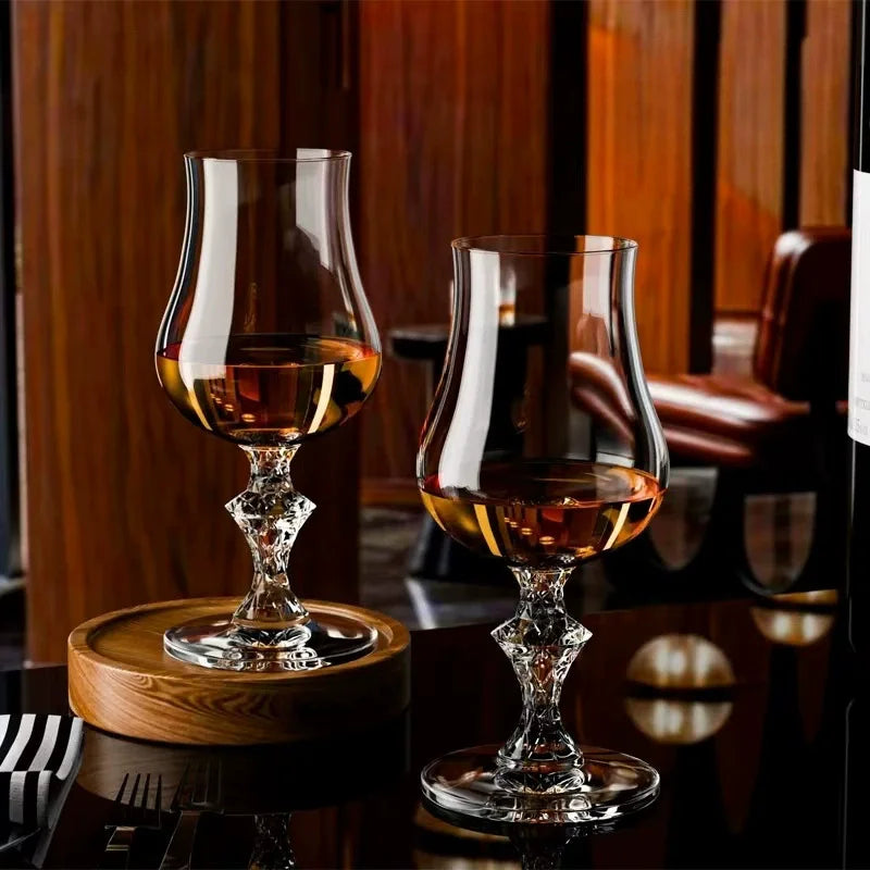 Macallan King Luxury Crystal Single Malt Whiskey Snifer Professional Whiskey Copita Nosing Glass Wine Tasting Goblet Cup Handmade