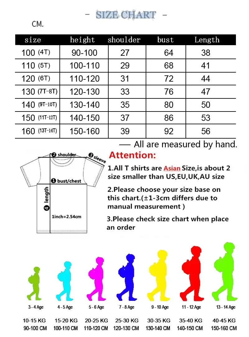 Colorful Cute BLACK GIRL Print Girls Soft and Stretchy Round Neck Short Sleeve T-shirt Kids Clothes Clothes Girls Clothes Bs