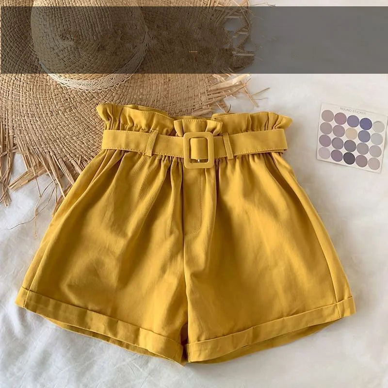 2024 Summer Kids New Girls Shorts Baby Thin Short Pant Trousers Children's Korean Girls Style Casual Clothing 3-12Yrs