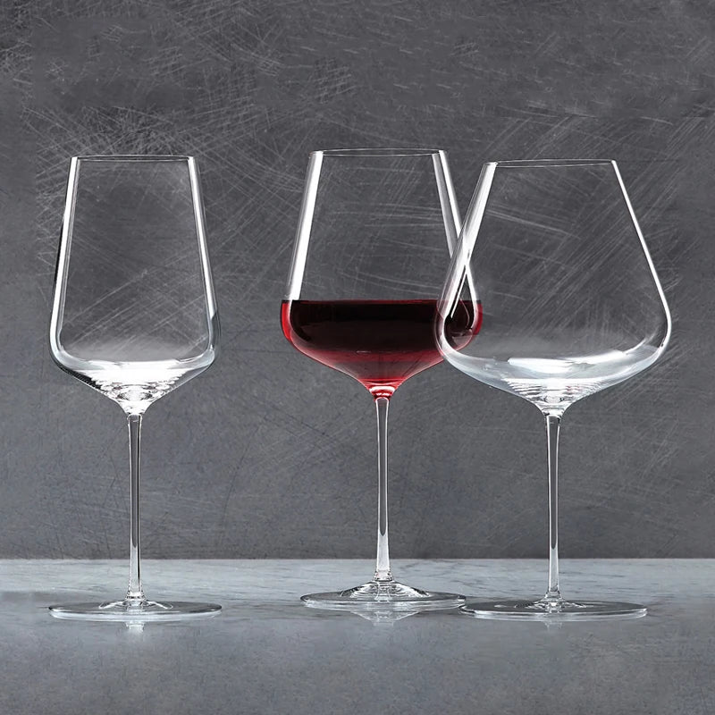 JINYOUJIA Zalto Style Upscale Banquet Crystal Handmade Wine Glass Extremely Thin Masterly Craft Perfect Flawless Classics Goblet
