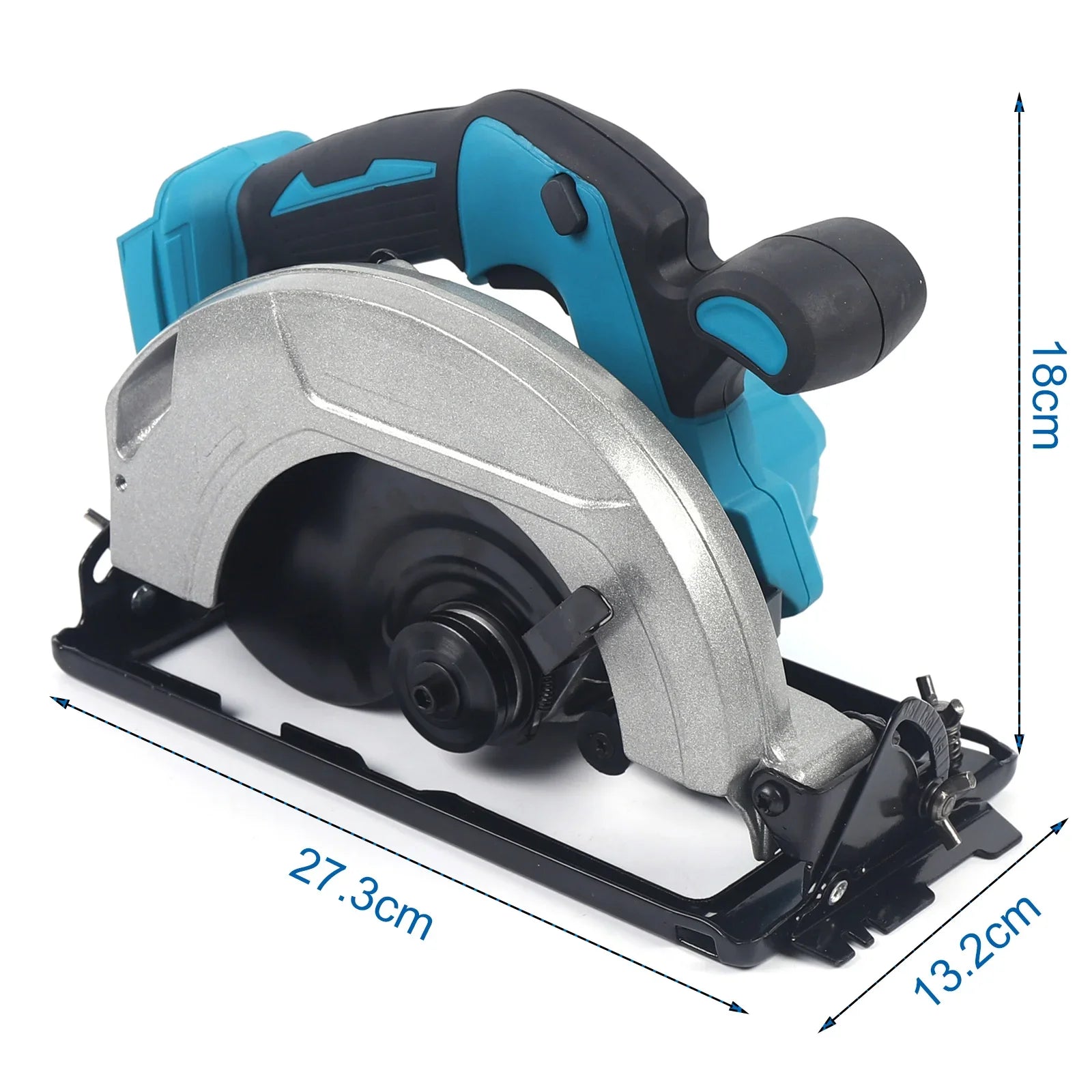Manual Circular Saw 18V Battery 45 Wood Saw 4500RPM Torque Strong Motor